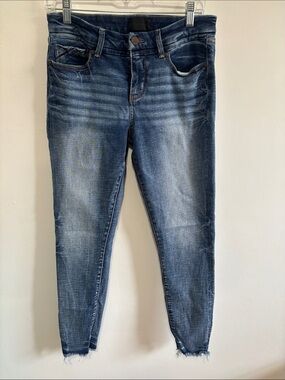 Buckle Black Fit No. 53 Ankle Skinny Jeans Size 28x27 Frayed Hem Style BBW8711A